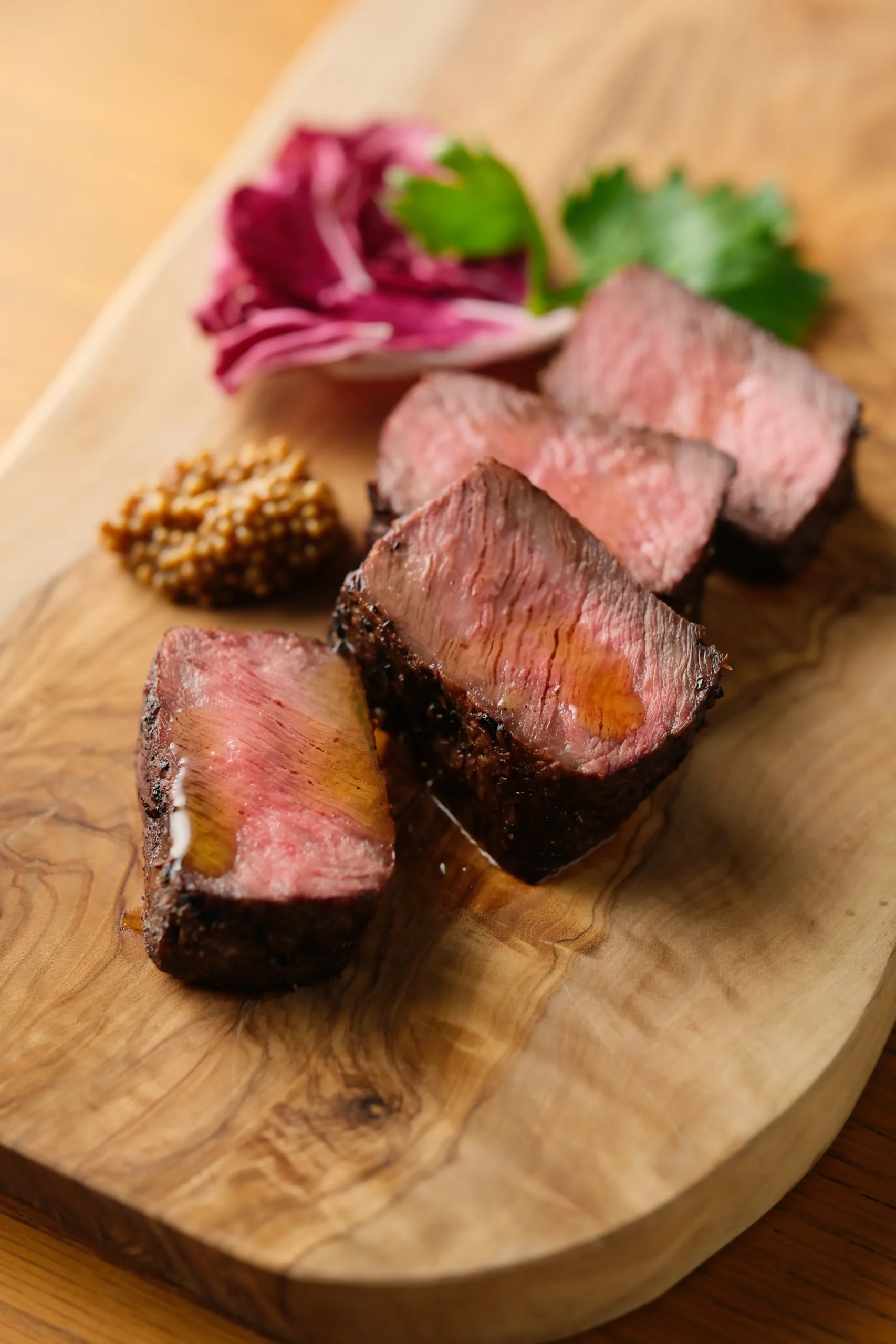 峠下牛ミスジのビステッカ