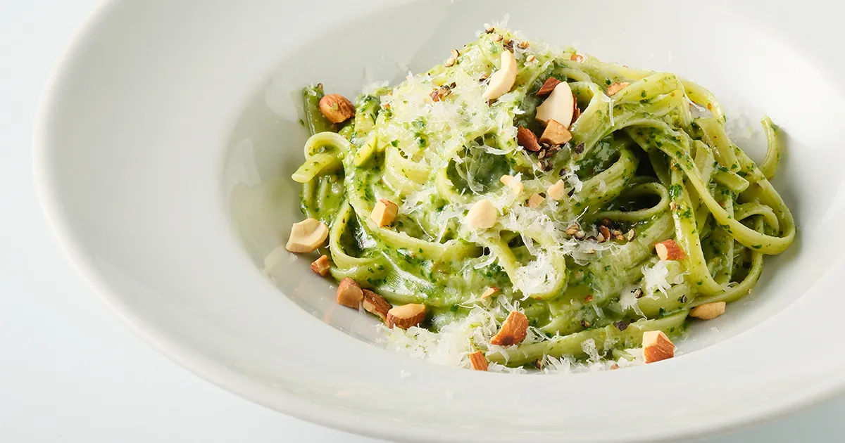 ジェノヴェーゼ リングイネ_カット